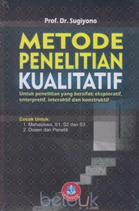 Image of Metode Penelitian Kualitatif